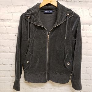 REDUCED Jones New York Gray Zip Jacket Women's